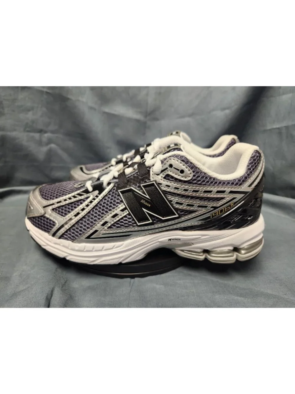 New Balance Boys 1906 (GS) Sneakers GC1906CG Mesh Grey Black Size 6 NEW NO BOX!